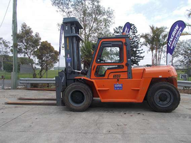 Used Container Forklift 10000kg with Full Cabin
